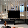 Miniatyrbild 2 av 3: 10 st Long Bar Rektangulära Spegelväggdekaler, Avtagbar Heminredning, Modern Akryl Väggkant Dekal TV Bakgrund