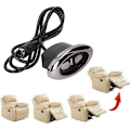 Miniatyrbild 3 av 4: Elektrisk Recliner Controller 2 Knapp 5 Pin Manuell Switch Elektrisk Soffa