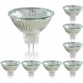 Miniatyrbillede 1 af 5: Pakke med 8 12V Halogen Reflektorpærer GU5.3 50W, Dæmpbar Spotlight, MR16 Halogen Spotlys Pære, 660LM, Varmt Hvidt 2700K, 36° Stråle, 2-polet Sockel