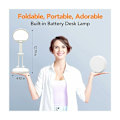 Miniatyrbillede 2 af 4: Bærbar & Foldbar LED Bordlampe, Ledningsfri Bordlampe Genopladelig LED Lampe, Børneværelseslampe Børnebordlampe, Ledningsfri Natlampe, LE