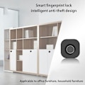 Miniatyrbild 3 av 5: Biometrisk fingeravtryckslås för smarta hem, dold låda, elektroniskt lås, integritet, nyckellöst säkerhetsskydd för kontor/