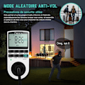Miniatyrbillede 4 af 5: Digital Programmerbar Stikkontakt - Ugentlig Digital Timer, LCD Display, Energibesparende (1 Pak)