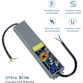 Miniatyrbillede 4 af 5: 24V LED Transformer 100W Driver, IP67 Vandtæt 4.2A Strømforsyning, 220V/230V AC til DC Transformer, Konstant Spænding Lavspændings LED Driver til CCTV