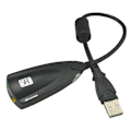 Pikkukuva 1 / 5: Ulkoinen USB-äänikortti 7.1-sovitin 5HV2 3D-ääni kuulokemikrofoni 3,5 mm Mikrofoni kannettavaan tietokoneeseen