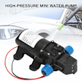 Miniatyrbilde 2 av 5: Svart DC 12V 60W Mini Pumpe Automatisk Membranpumpe Elektrisk Vask Pumpe Slå Av 5L/min