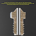 Miniatyrbillede 5 af 5: 5 stk 0,3 mm/1,75 mm Titanium Legering Dyser Ekstruder Print Hoved til 3D Printere Motor Koblinger