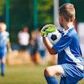 Miniatyrbillede 3 af 5: Ungdomsfodboldmålmandshandsker med Fingerbeskyttelse og Dobbelt Håndledsbeskyttelse - Grøn 6