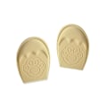 Miniatyrbillede 1 af 5: Pakke med 2 par puder til overdimensionerede sko - Passer til alle sko - Skumpuder - Skridsikker indlægssål forfod til tæer（hudfarve）