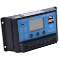 Miniatyrbillede 2 af 5: 20A Automatisk LCD Solcelle Laderegulator Strømdisplay US M6I4 Amerikansk