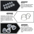 Miniatyrbilde 4 av 4: 12 stk forgasserpumpepære 19mm og 22mm pære pumpeprimer forgassertilbehør til buskrydder motorsag blæser trimmer