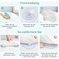 Pikkukuva 5 / 5: Ergonominen ylellinen kylpytyyny, jossa on 4D Air Mesh -teknologia ja 6 imukuppia, tukee päätä ja selkää, sopii kaikkiin kylpyammeisiin, porealtaisiin ja koti-kyliin（444