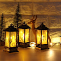 Miniatyrbild 3 av 5: 3 st ljusslingor för juldekoration, julpynt, julbelysning, Navidad, tomte, julklappar, brun