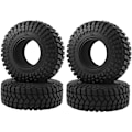 Miniatyrbillede 1 af 5: 4 stk. 110x39MM 1.9 Gummidæk Dæk til 1/10 RC Crawler Bil Axial SCX10 90046 SCX10 III AXI03007 TRX4 D90