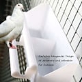 Miniatyrbild 3 av 5: 2-pack Hängande Fågelmatare, Fågelmatare, Vattenkopp, Matkopp, Burtillbehör, Vit-Fei Yu