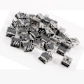 Miniatyrbillede 3 af 3: 30 stk. Mini USB Type B 5-bens hun-stik DIP-stikkontakt højre vinkel