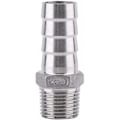 Miniatyrbilde 1 av 5: 1 stk Connexteur pigg-rørkobling til gjengeadapter dfe rustfritt stål rørstengel SS304 1/8 \" 3/4\" (1/2  19mm)