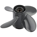 Miniatyrbild 4 av 5: 4-bladig 9 1/4X10 propeller för utombordare och BF8D/BF9.9D BF9.9/BF15A BF15D/BF20 8 splines 58134-ZV4-010AH