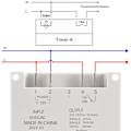 Miniatyrbild 5 av 5: CN101A SPST-brytare med programmerbar timer och LCD-digital display 12V DC 16A Vit med vattentät skydd