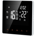 Miniatyrbilde 1 av 5: 16A digital termostat, LCD-skjerm, berøringsskjerm, programmerbar, for hjem, skole, kontor, hotell, hvit
