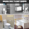 Miniatyrbillede 5 af 5: Brusegreb, Skridsikker Greb, Rustfrit Stål Væghængt Greb, Sikkerhedsgreb til Badekar eller Toilet, Badeværelse, Køkken, Sta