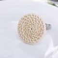 Miniatyrbillede 3 af 5: 6 stk. Håndlavede Servietringe i Rattan - Moderne, Simple Retro Servietringe til Hotel, Landbryllup, Servietspænde A