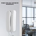 Miniatyrbild 2 av 5: Intercom och dörrklocka, Trådbunden tvåvägs intercom, Ljudintercom, Villa, Kontor, Hem, Icke-visuell walkie talkie