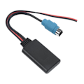 Miniatyrbillede 3 af 5: -237B Full Speed ​​Bilradio AUX-indgang Udskiftning 3.5MM Lyd MP3 Bluetooth 5.0 Mikrofonadapter til