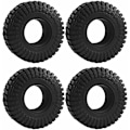 Miniatyrbilde 2 av 5: 4 stk 110x39MM 1.9 Gummihjul Dekk Dekk for 1/10 RC Crawler Bil Axial SCX10 90046 SCX10 III AXI03007 TRX4 D90