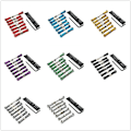 Miniatyrbilde 2 av 5: Metall bakre styrestang kobling servo styrestang sett for 104072 1/10 RC bil oppgraderinger deler tilbehør, svart