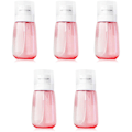 Miniatyrbild 2 av 5: Reseförpackningar med sprayflaskor, set med 5 fina dimsprayflaskor, tomma luftfria sprayflaskor för makeup, klara påfyllningsbara resebehållare för kosmetika