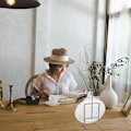Miniatyrbild 4 av 5: 8-delad tekopp och fat displayställ hållare metallkopp fat hållare tekopp hållare display kaffekopp arrangör