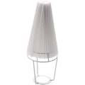 Miniatyrbillede 1 af 5: Plisseret lampeskærm bordlampe japansk stil gulvlamper kreativ plisseret lampeskærm skrivebordslampeskærm soveværelseslamper -A