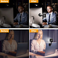 Pikkukuva 3 / 5: Videoneuvotteluvalaistus etätyöhön, MacBookille, videoneuvotteluvalaistus, kannettavan tietokoneen valaistus videoneuvotteluihin, Zoom-puheluihin, automaattinen lähetys