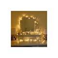Miniatyrbillede 1 af 5: Varme Hvide LED-Lysstrenge med Europæisk Adapter, Julepynt Soveværelse Bryllup Have Varmt Hvidt (10M, 100 LED'er)