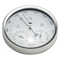 Miniatyrbild 1 av 4: Analog Barometer Väderstation med Termometer Hygrometer Lufttrycksmätningar Enkelhet och Lätt att Läsa--