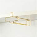 Miniatyrbilde 3 av 5: Vinglassholder, Metall Vinglassstativ Under Skap Stativ Organizer Oppbevaring for Hengende-A