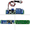 Miniatyrbild 5 av 5: DC 12V Timer Switch-modul, justerbar fördröjningstimerrelämodul med hög precision, tidsintervall 1-10 sekunder
