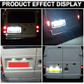 Miniatyrbillede 3 af 5: 2 stk. Til Transit Mk6 Mk7 1985-2013 Til Transit 2002-2013 4388111 Led Nummerpladelys