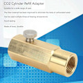 Miniatyrbillede 2 af 5: CO2 Genopfyldningsadapter, CO2 Flaske Genopfyldningsadapter til Lavtemperatur Messing Tilgængelig Fyldningsbeholder Adapter