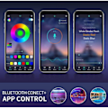 Miniatyrbild 3 av 5: Bluetooth LED-remsa, 10M (5M2) LED-remsa 300 LED 5050 RGB IP65, Styrd via Smartphone-app, Synkroniseras med musikrytm/Timerfunktion [Energi