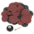 Miniatyrbillede 2 af 4: Slibningsskive, 50 stk. slibeskiver, 50 mm slibeskiver, sandpapir, 80 grit til polering, fjernelse af rust