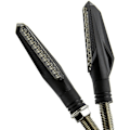 Miniatyrbilde 4 av 5: 2 stk. Universal motorsykkel modifisert blinklys 12V Streamer Blinkers 12LED Scooter