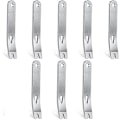 Miniatyrbilde 1 av 5: 8 stk Mini Pry Bar Rustfritt Stål Flat Bar Multifunksjon Pry Bar Mini Brekkjern Overlevelsesverktøysett