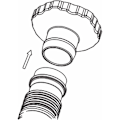 Miniatyrbillede 5 af 5: Rengøringssæt Adapter, Intex 25016 Skimmer Slange med Adapter, 11238