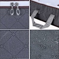 Miniatyrbillede 3 af 5: Sæt med 3 opbevaringsposer under sengen, stor under seng opbevaring sammenklappelig non-woven, opbevaringsposer til dyner, tæpper, puder, legetøj, tøj (100x 50 x 1