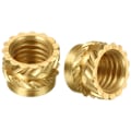 Pikkukuva 2 / 5: 50 kpl sarja 3D-tulostusmallin lisäysmutteri, messinkinen knurled-mutteri, ruiskuvaluinsertimutteri Voron 2.4 3D-tulostimelle jne. ()
