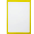 Miniatyrbillede 1 af 5: Magnetisk dokumentdisplaylomme i A5-format med gul fleksibel ramme