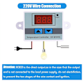 Miniatyrbillede 2 af 5: 6 stk. Digital temperaturregulator termostat programmerbar switch modul minus 50 til 110 grader opvarmning køling