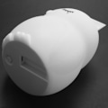 Miniatyrbillede 5 af 5: Ugle LED Nattelys Touch Sensor Fjernbetjening 9 Farver Justerbar Timer Genopladelig Silikone Lampe
