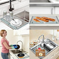 Miniatyrbilde 2 av 5: Foldbar Oppvaskstativ, Rullbar Oppvaskstativ, Hylleholder